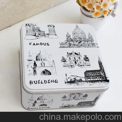 欧式古堡方形储物罐/收纳罐 点亮家居空间的工艺品代理新商机