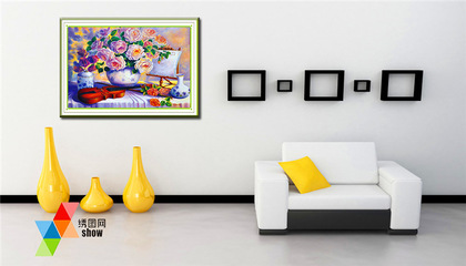 色彩斑斓，商机无限——探秘义乌市炫光工艺品钻石画产业